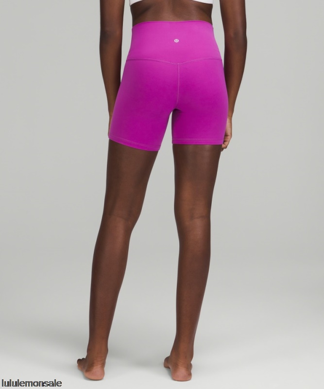Lululemon Damen DELULU116 | Lebendige Pflaume Ausrichten Hochhaus Kurz 6